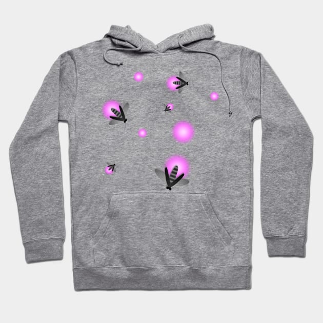 Firefly Pink Hoodie by MichelMM